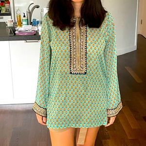Sabyasachi x H&M chiffon kaftan blouse - small size
